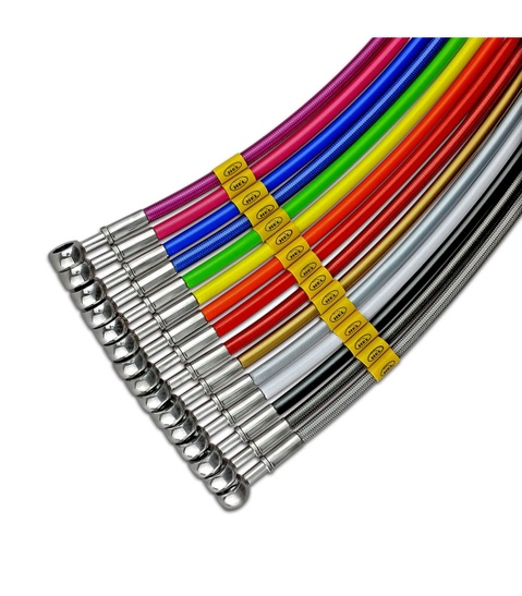 Kit de latiguillos de freno metálicos para Kawasaki ZX-6R Ninja